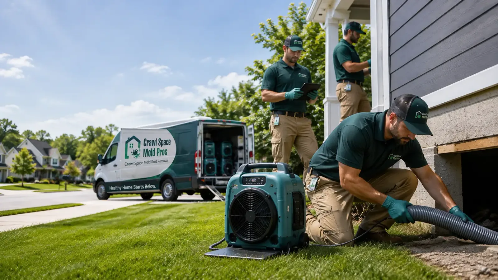 Crawl Space Mold Removal in Lakeland, TN